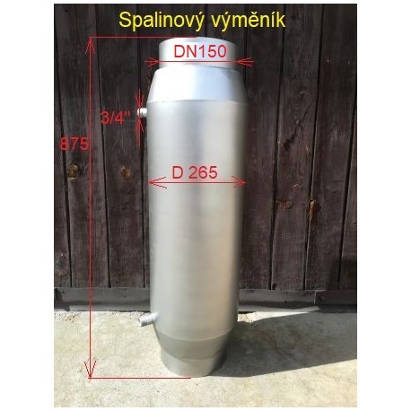 Spalinový výměník DN150